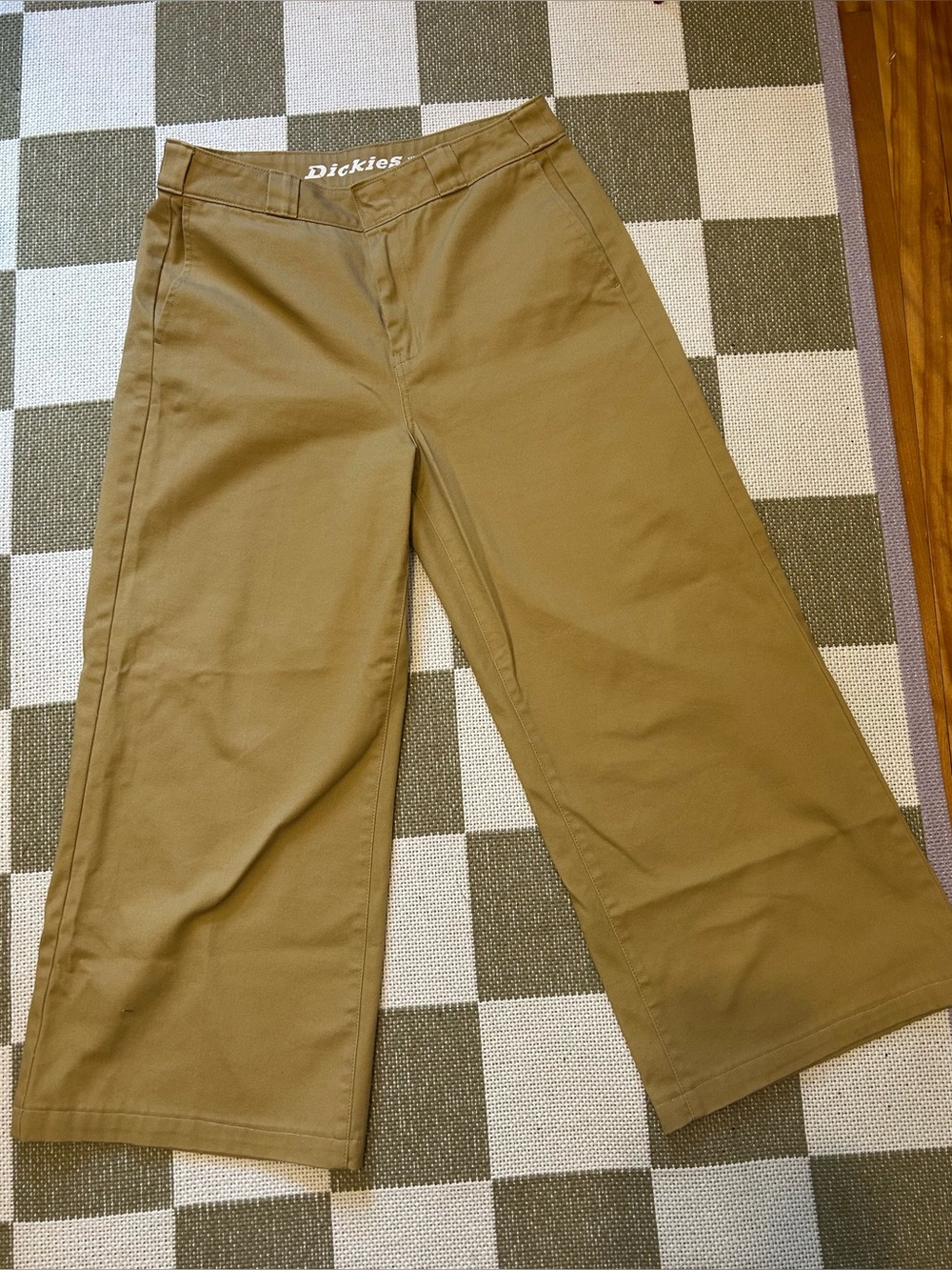 Wide Leg Khaki Pants - Picture 3 of 5